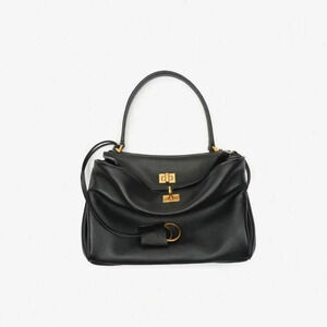 Authentic Balenciaga Rodeo Black Mini Aged Gold Hardware Bag Trend  New